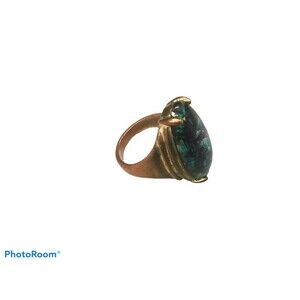 Green and Copper Colored Ring